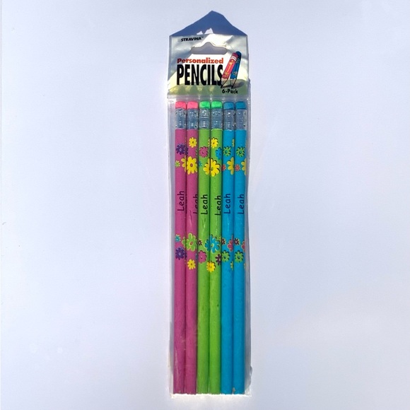 Personalized 6-Pack Pencils ~ Leah - Picture 2 of 4